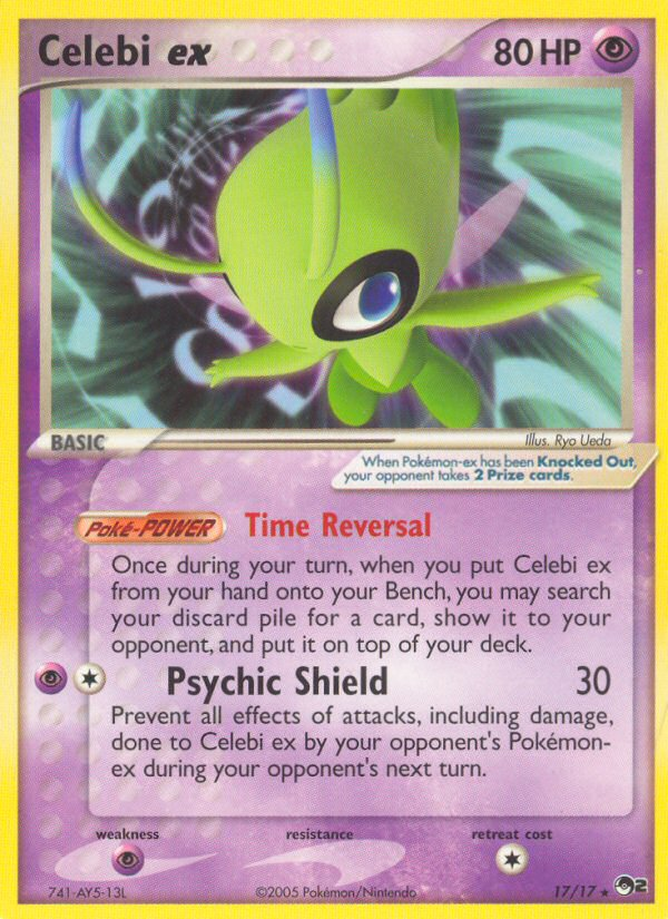 Celebi ex (17/17) [POP Series 2] | Arkham Games and Comics