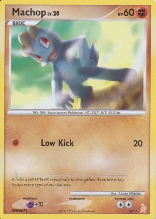 Machop (5/11) [Diamond & Pearl: Trainer Kit - Lucario] | Arkham Games and Comics