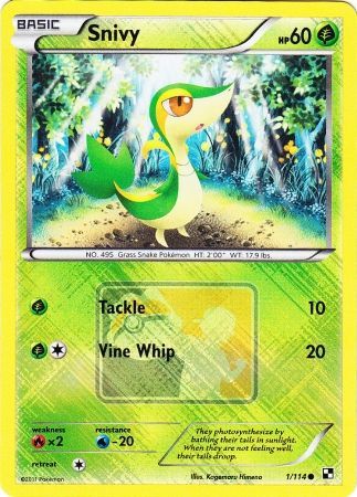 Snivy (1/114) (League Promo) [Black & White: Base Set] | Arkham Games and Comics