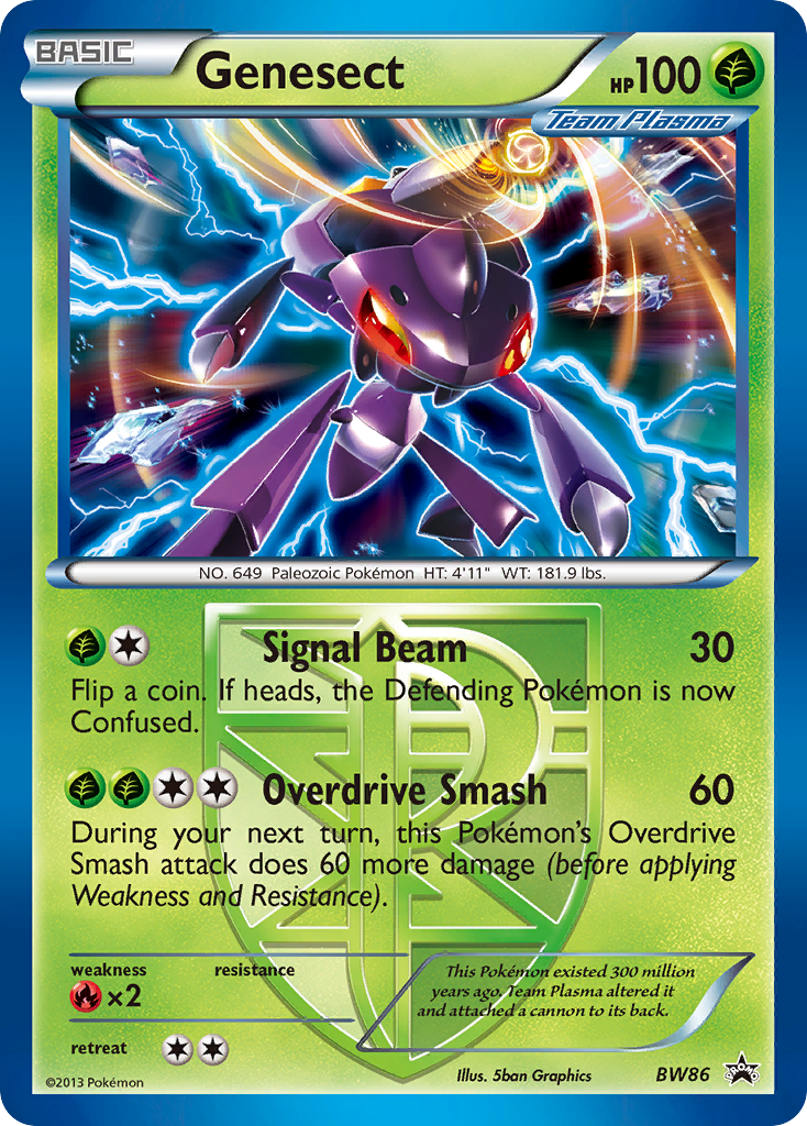 Genesect (BW86) (Team Plasma) [Black & White: Black Star Promos] | Arkham Games and Comics