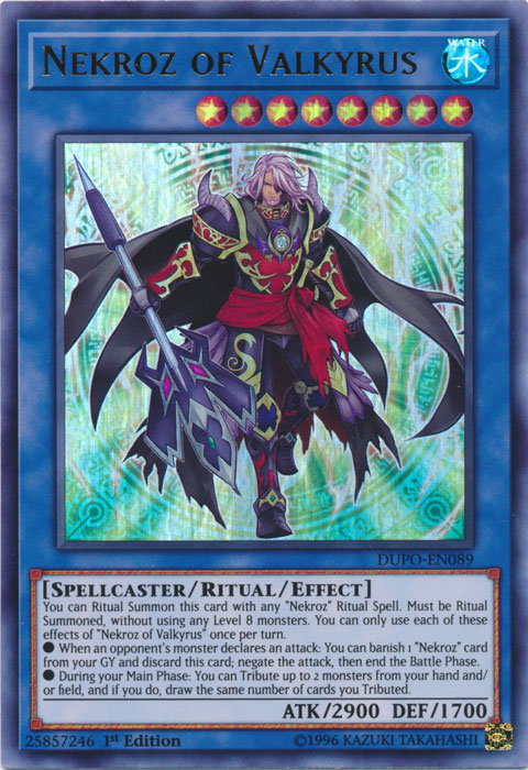 Nekroz of Valkyrus [DUPO-EN089] Ultra Rare | Arkham Games and Comics