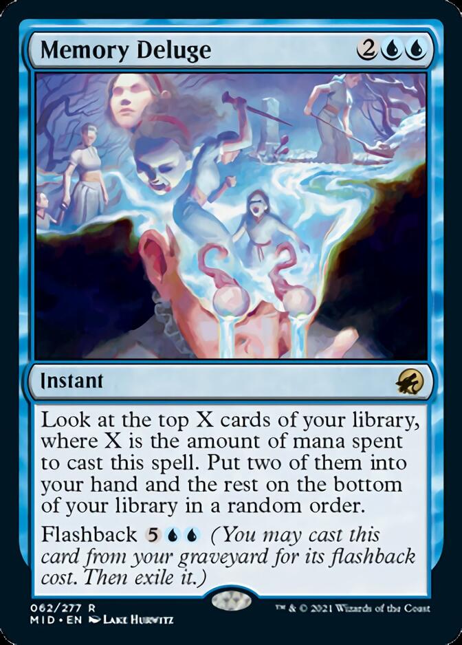 Memory Deluge [Innistrad: Midnight Hunt] | Arkham Games and Comics