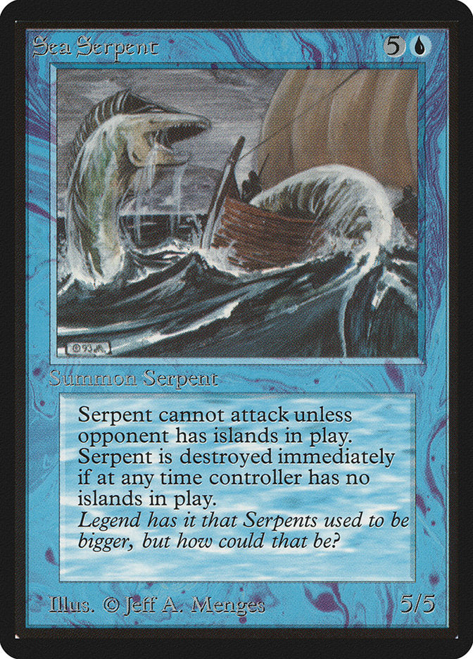 Sea Serpent [Limited Edition Beta] | Arkham Games and Comics