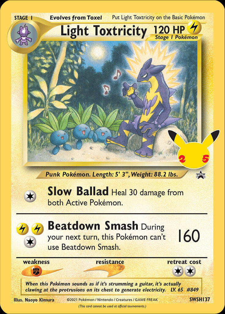 Light Toxtricity (SWSH137) (Jumbo Card) [Sword & Shield: Black Star Promos] | Arkham Games and Comics