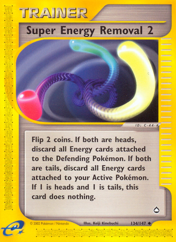Super Energy Removal 2 (134/147) [Aquapolis] | Arkham Games and Comics