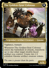 Tetzin, Gnome Champion // The Golden-Gear Colossus [The Lost Caverns of Ixalan Commander] | Arkham Games and Comics