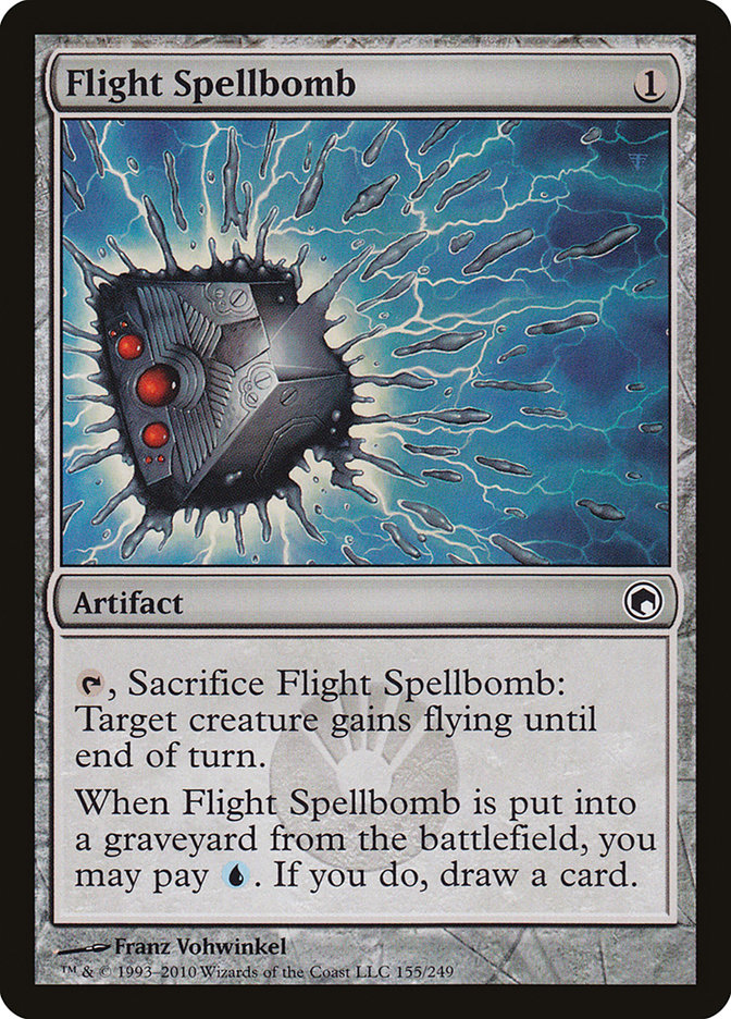 Flight Spellbomb [Scars of Mirrodin] | Arkham Games and Comics