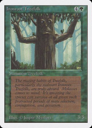 Ironroot Treefolk [Unlimited Edition] | Arkham Games and Comics
