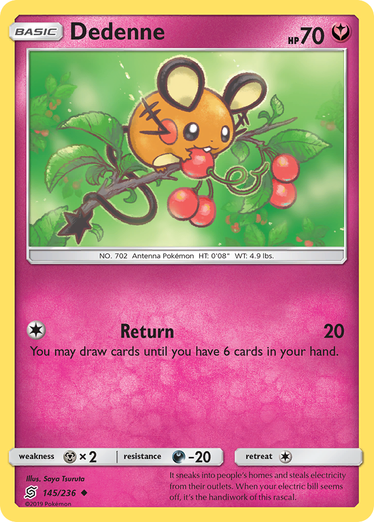 Dedenne (145/236) [Sun & Moon: Unified Minds] | Arkham Games and Comics