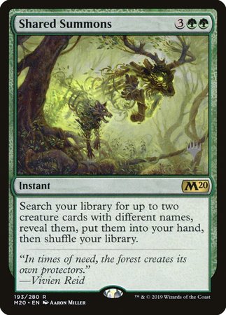 Shared Summons [Core Set 2020 Promos] | Arkham Games and Comics