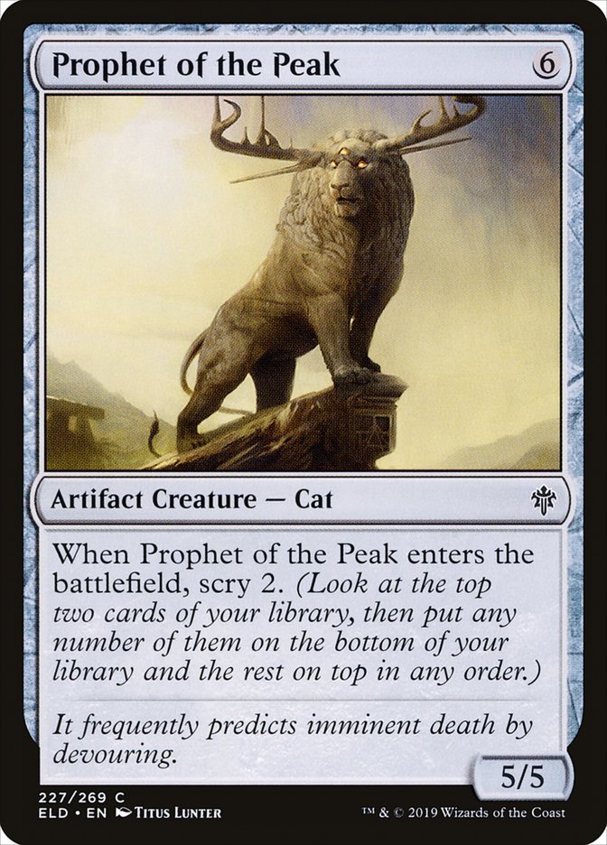 Prophet of the Peak [Throne of Eldraine] | Arkham Games and Comics