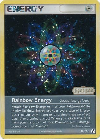 Rainbow Energy (81/92) (Stamped) [EX: Legend Maker] | Arkham Games and Comics