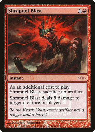 Shrapnel Blast [Friday Night Magic 2008] | Arkham Games and Comics