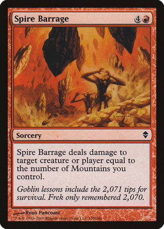 Spire Barrage [Zendikar] | Arkham Games and Comics