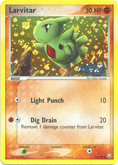 Larvitar (63/109) (Stamped) [EX: Team Rocket Returns] | Arkham Games and Comics