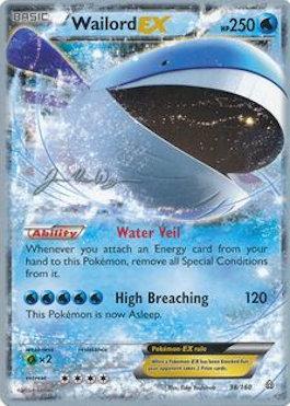 Wailord EX (38/160) (HonorStoise - Jacob Van Wagner) [World Championships 2015] | Arkham Games and Comics