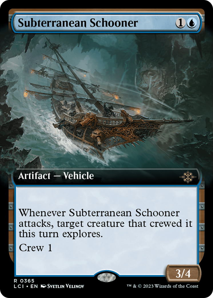 Subterranean Schooner (Extended Art) [The Lost Caverns of Ixalan] | Arkham Games and Comics