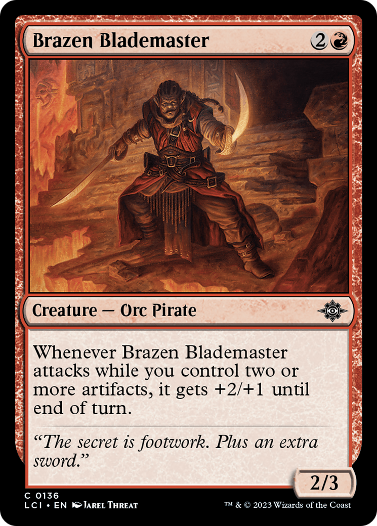 Brazen Blademaster [The Lost Caverns of Ixalan] | Arkham Games and Comics