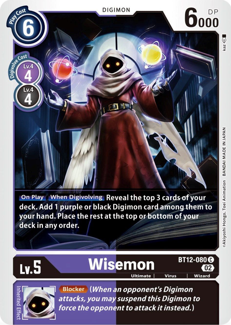 Wisemon [BT12-080] [Across Time] | Arkham Games and Comics