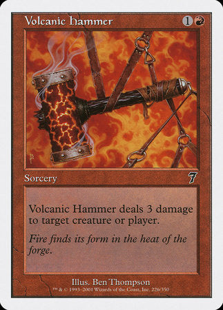 Volcanic Hammer [Seventh Edition] | Arkham Games and Comics