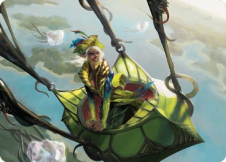 Nael, Avizoa Aeronaut Art Card [Dominaria United Art Series] | Arkham Games and Comics