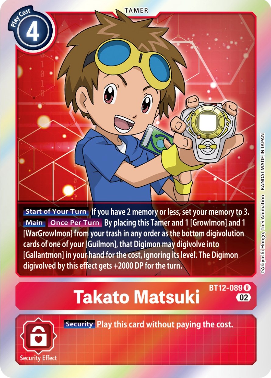 Takato Matsuki [BT12-089] [Across Time] | Arkham Games and Comics