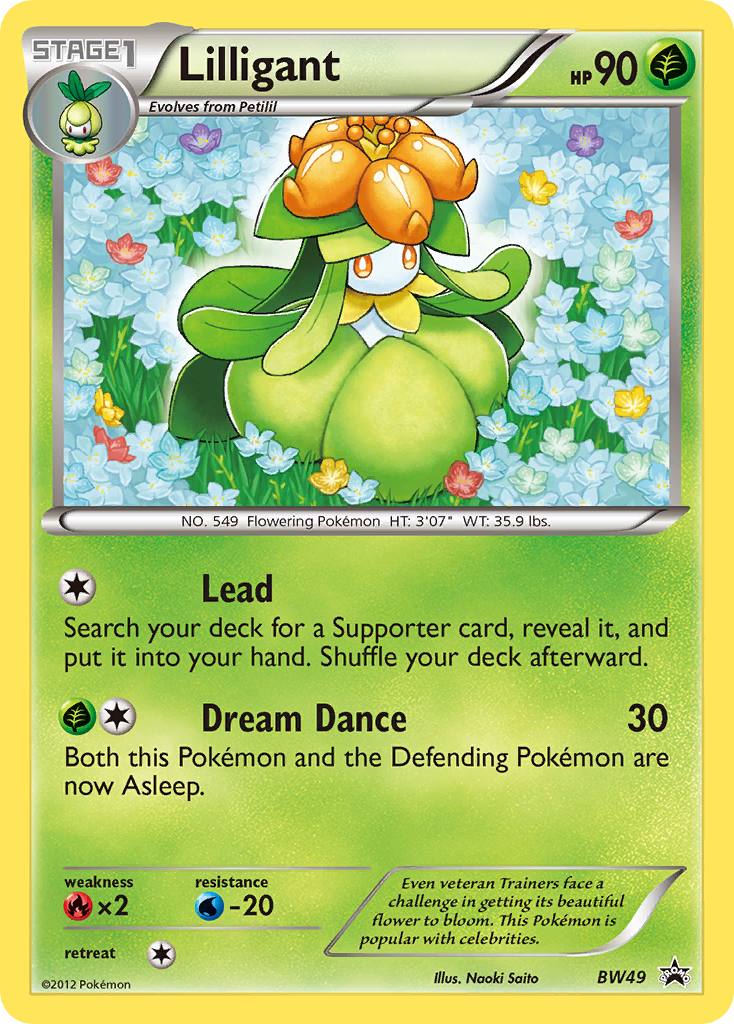 Lilligant (BW49) [Black & White: Black Star Promos] | Arkham Games and Comics