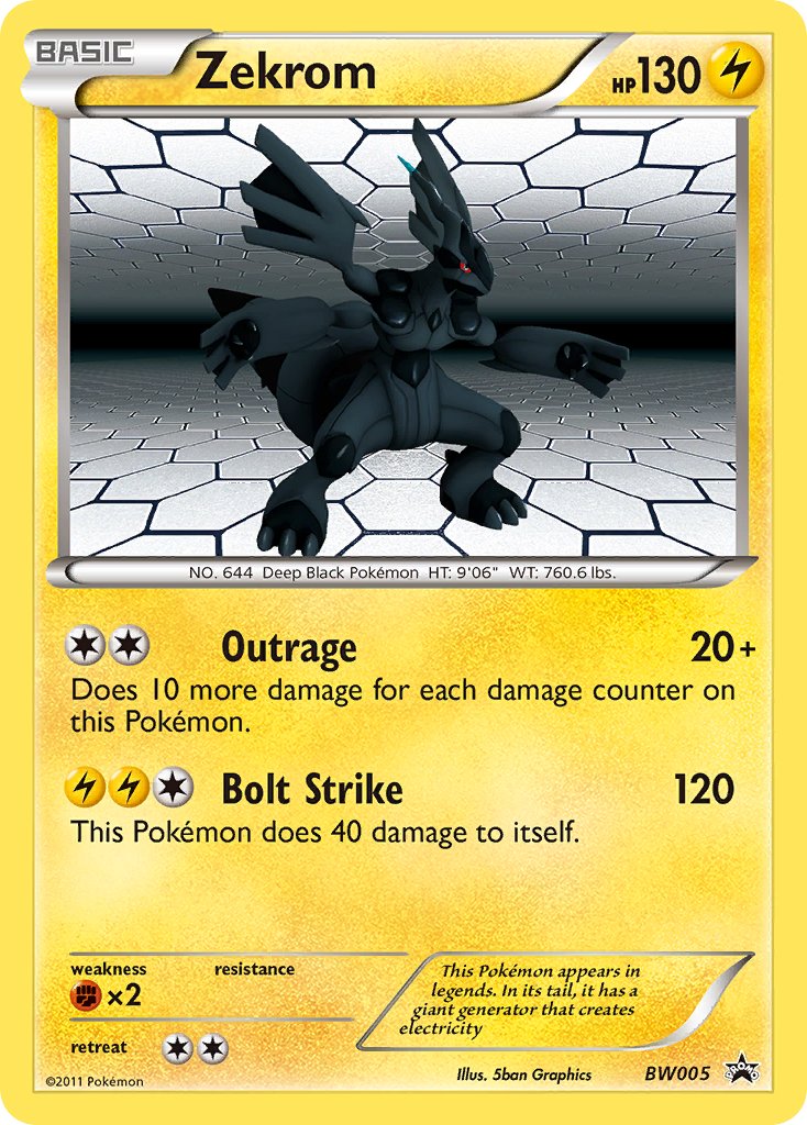 Zekrom (BW005) [Black & White: Black Star Promos] | Arkham Games and Comics