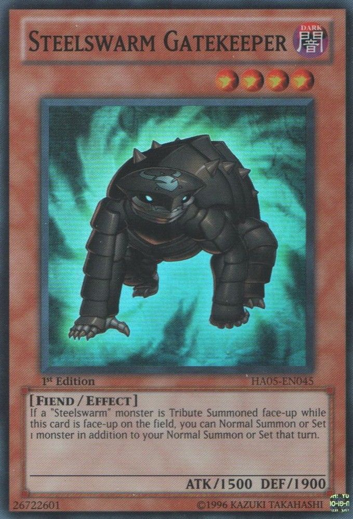 Steelswarm Gatekeeper [HA05-EN045] Super Rare | Arkham Games and Comics