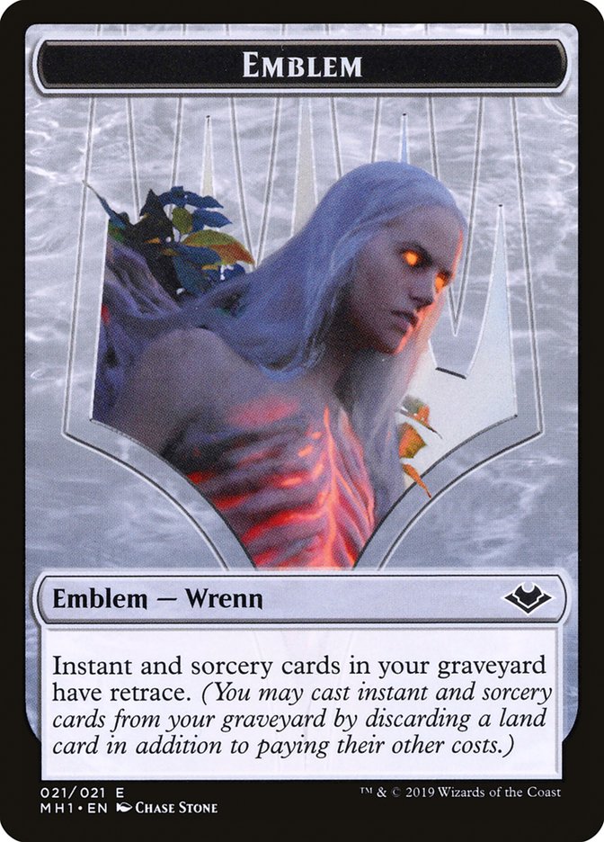 Wrenn and Six Emblem [Modern Horizons Tokens] | Arkham Games and Comics