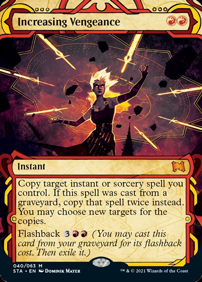 Increasing Vengeance (Etched Foil) [Strixhaven Mystical Archive] | Arkham Games and Comics