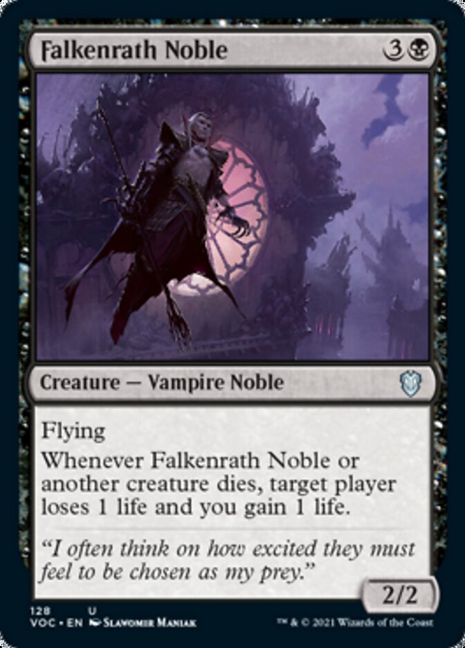 Falkenrath Noble [Innistrad: Crimson Vow Commander] | Arkham Games and Comics