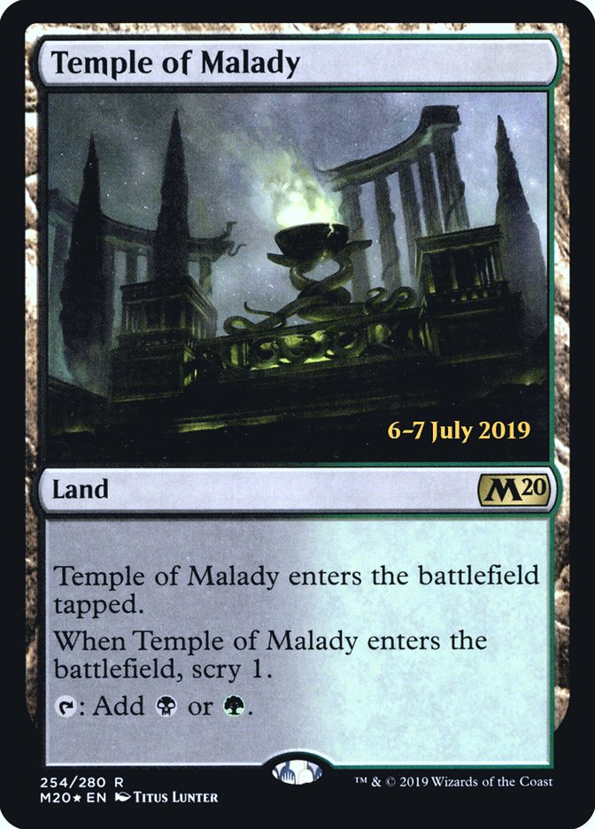 Temple of Malady  [Core Set 2020 Prerelease Promos] | Arkham Games and Comics