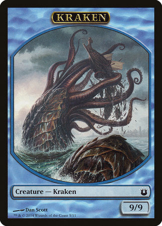 Kraken Token [Born of the Gods Tokens] | Arkham Games and Comics