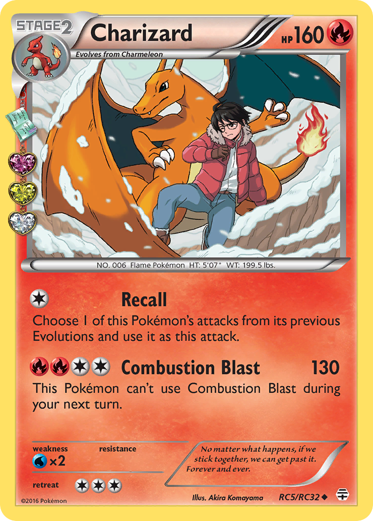 Charizard (RC5/RC32) [XY: Generations] | Arkham Games and Comics