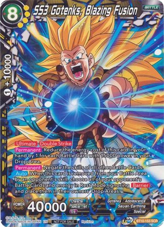 SS3 Gotenks, Blazing Fusion [BT10-153] | Arkham Games and Comics