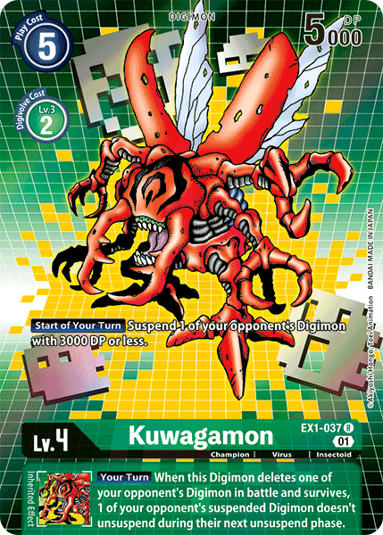 Kuwagamon [EX1-037] (Alternate Art) [Classic Collection] | Arkham Games and Comics