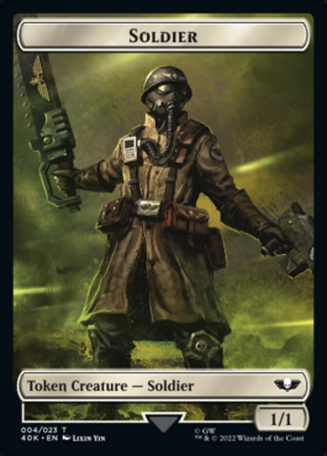 Soldier (004) // Arco-Flagellant Double-sided Token [Universes Beyond: Warhammer 40,000 Tokens] | Arkham Games and Comics