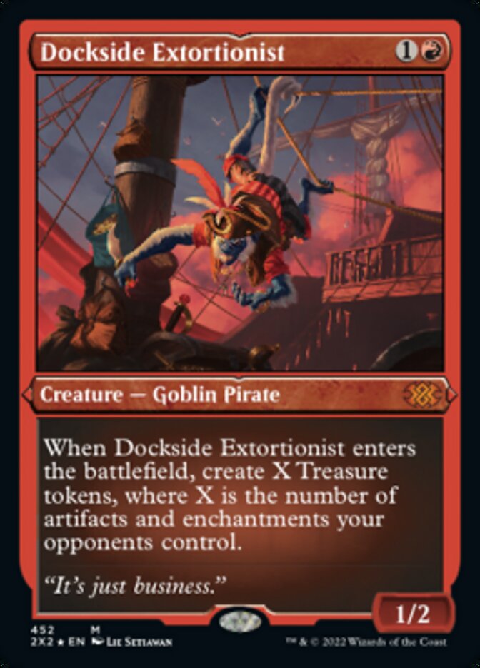 Dockside Extortionist (Foil Etched) [Double Masters 2022] | Arkham Games and Comics