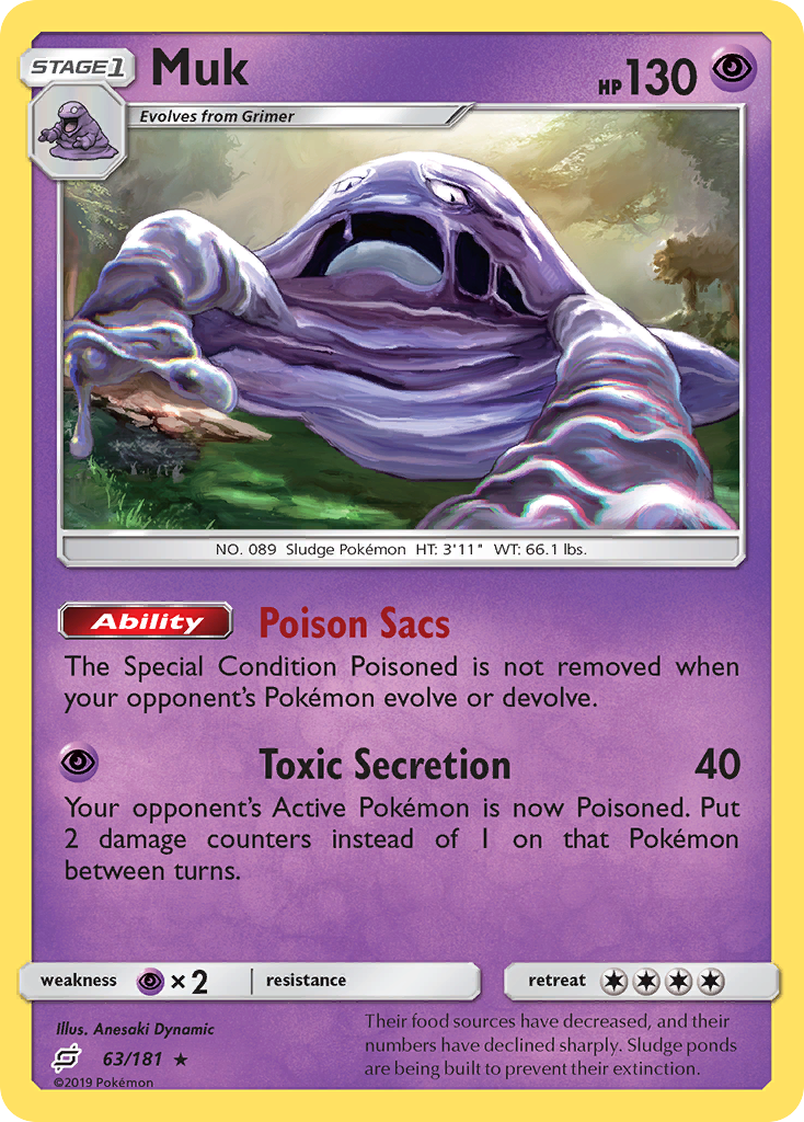 Muk (63/181) [Sun & Moon: Team Up] | Arkham Games and Comics