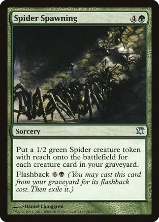 Spider Spawning [Innistrad] | Arkham Games and Comics