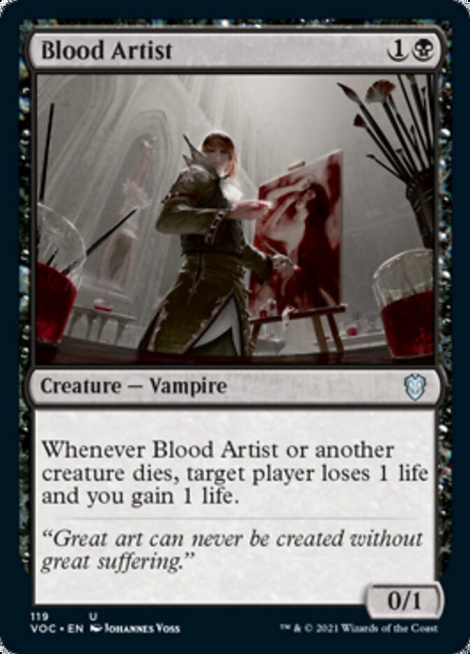 Blood Artist [Innistrad: Crimson Vow Commander] | Arkham Games and Comics