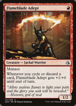 Flameblade Adept [Amonkhet] | Arkham Games and Comics