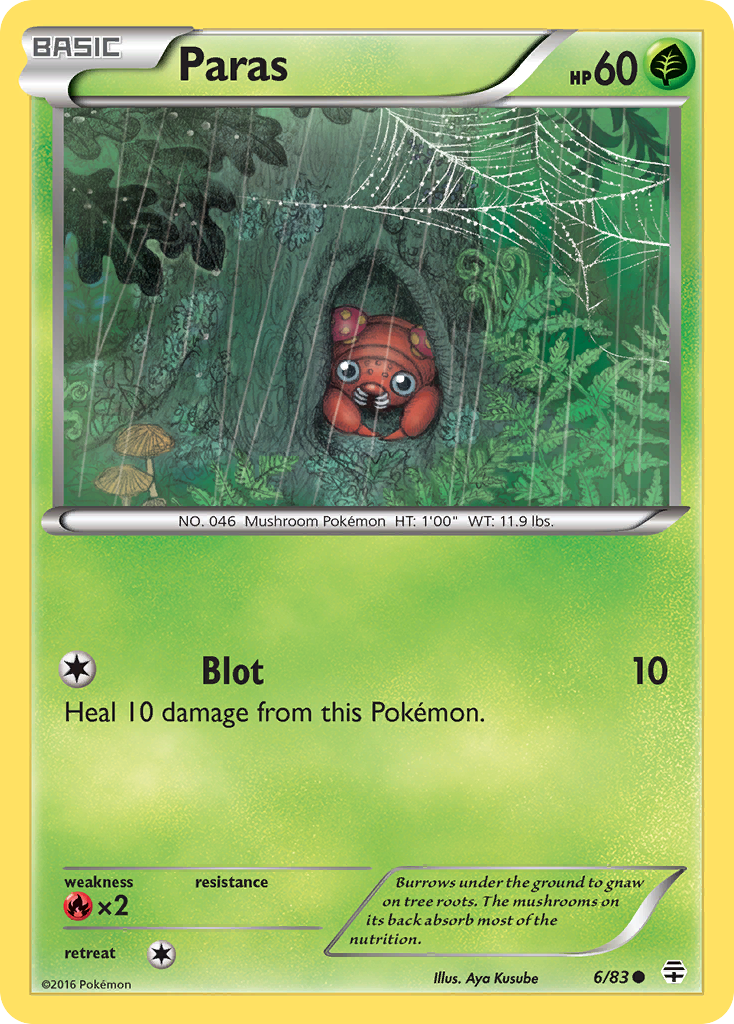 Paras (6/83) [XY: Generations] | Arkham Games and Comics