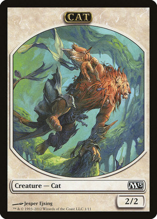 Cat Token [Magic 2013 Tokens] | Arkham Games and Comics