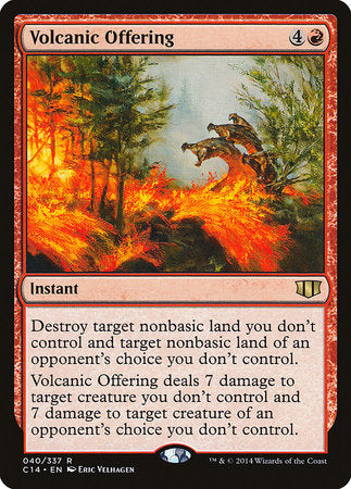 Volcanic Offering [Commander 2014] | Arkham Games and Comics