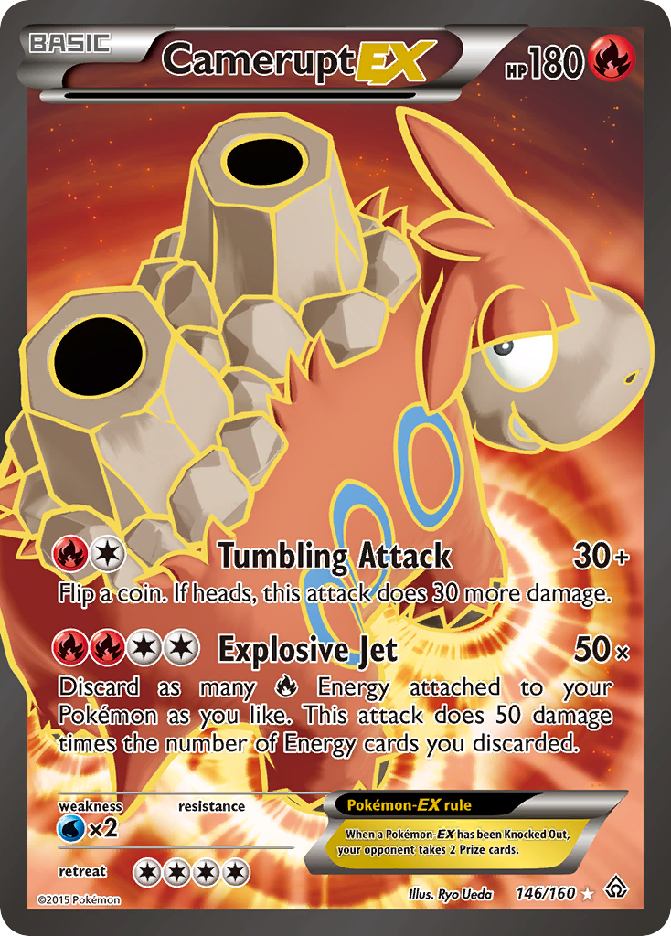 Camerupt EX (146/160) [XY: Primal Clash] | Arkham Games and Comics