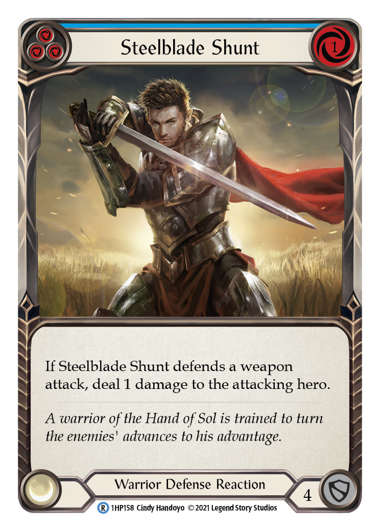 Steelblade Shunt (Blue) [1HP158] (History Pack 1) | Arkham Games and Comics