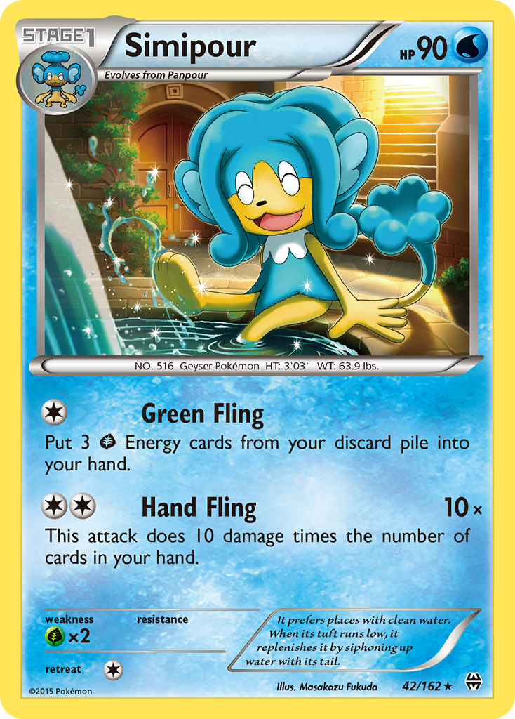 Simipour (42/162) [XY: BREAKthrough] | Arkham Games and Comics