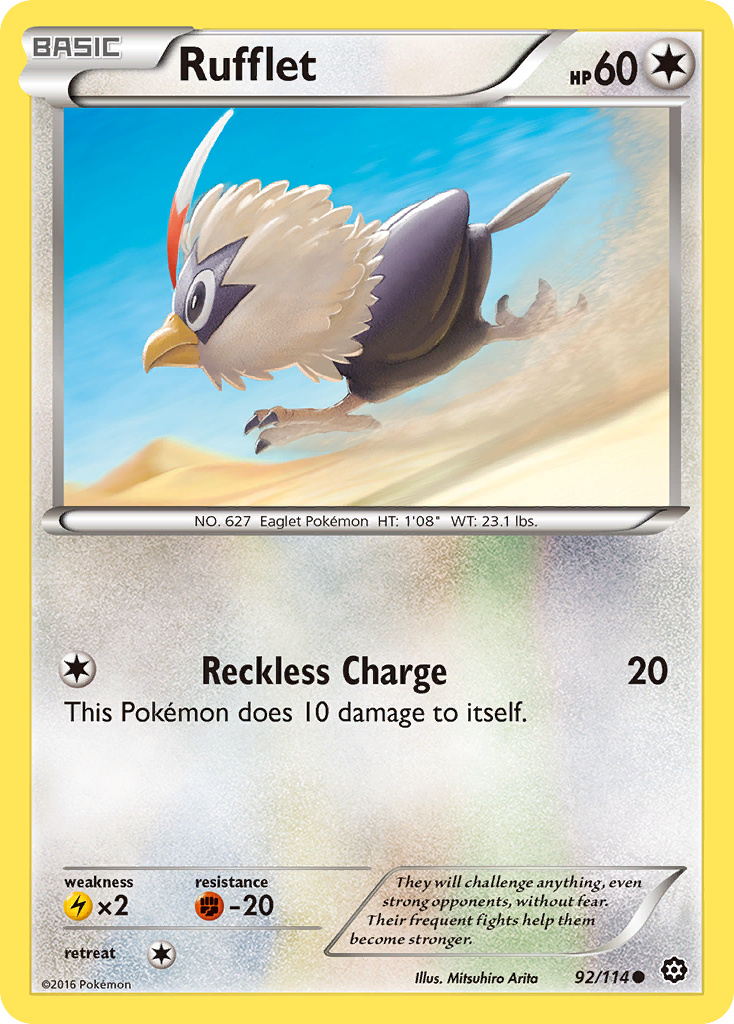 Rufflet (92/114) [XY: Steam Siege] | Arkham Games and Comics